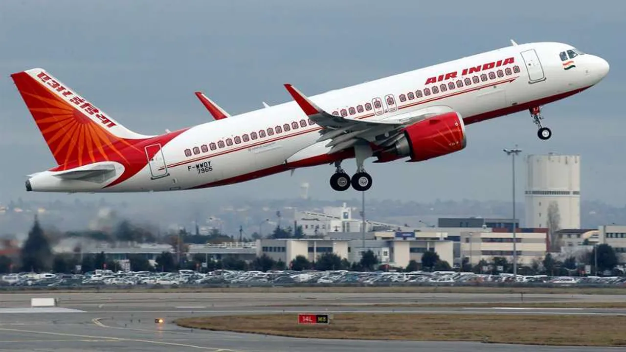  Air India flight Photograph:(Reuters) 