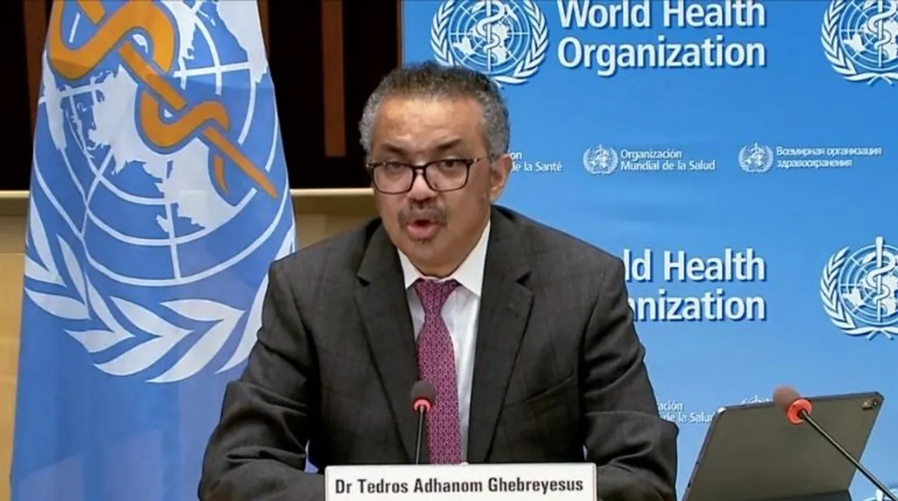  This handout TV grab taken on January 5, 2021 shows World Health Organization (WHO) Ethiopian Director-General Tedros Adhanom Ghebreyesus during a press briefing on Covid-19 (novel coronavirus) via video link from the WHO headquarters in Geneva. An international expert team has set off for China to investigate the origins of the Covid-19 pandemic, but Beijing has yet to provide the necessary access, the WHO chief said January 5, 2021. "Today, we learned that Chinese officials have not yet finalised the nece Photograph:(AFP) 