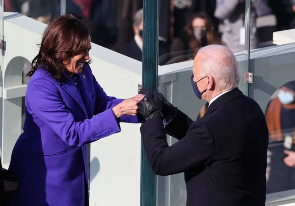  Kamala Harris and Joe Biden Photograph:(Reuters) 