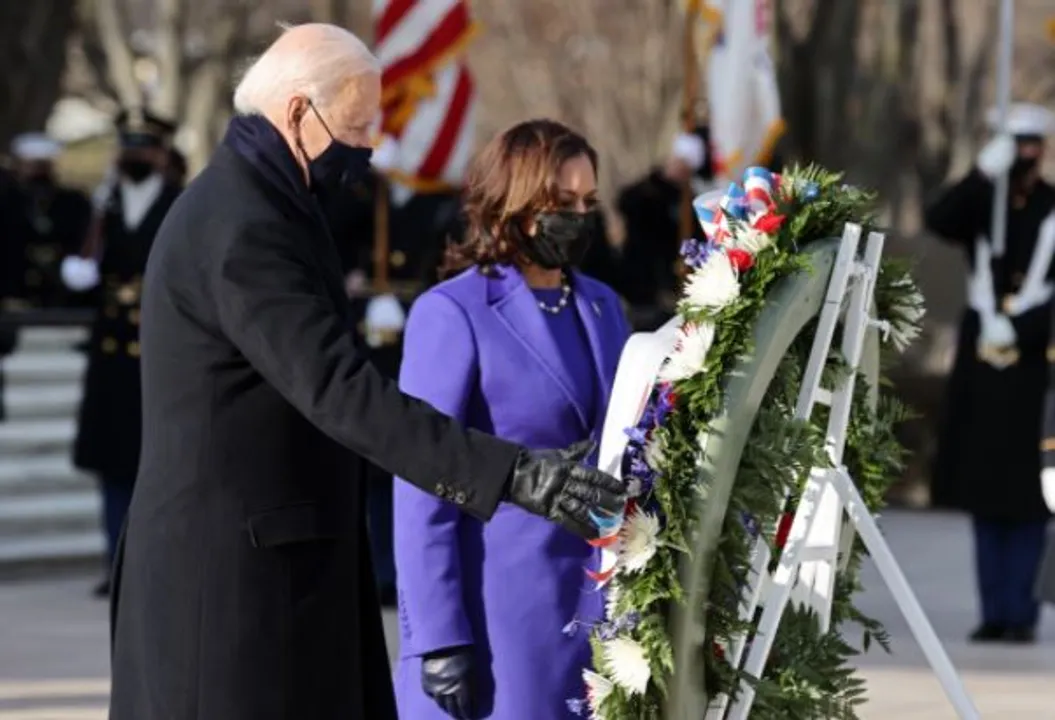  Joe Biden and Kamala Harris Photograph:(AFP) 