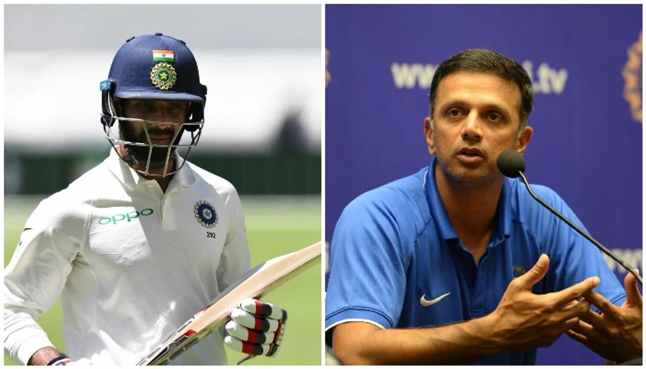  Hanuma Vihari reveals Rahul Dravid's message after Sydney heroics Photograph:(AFP) 