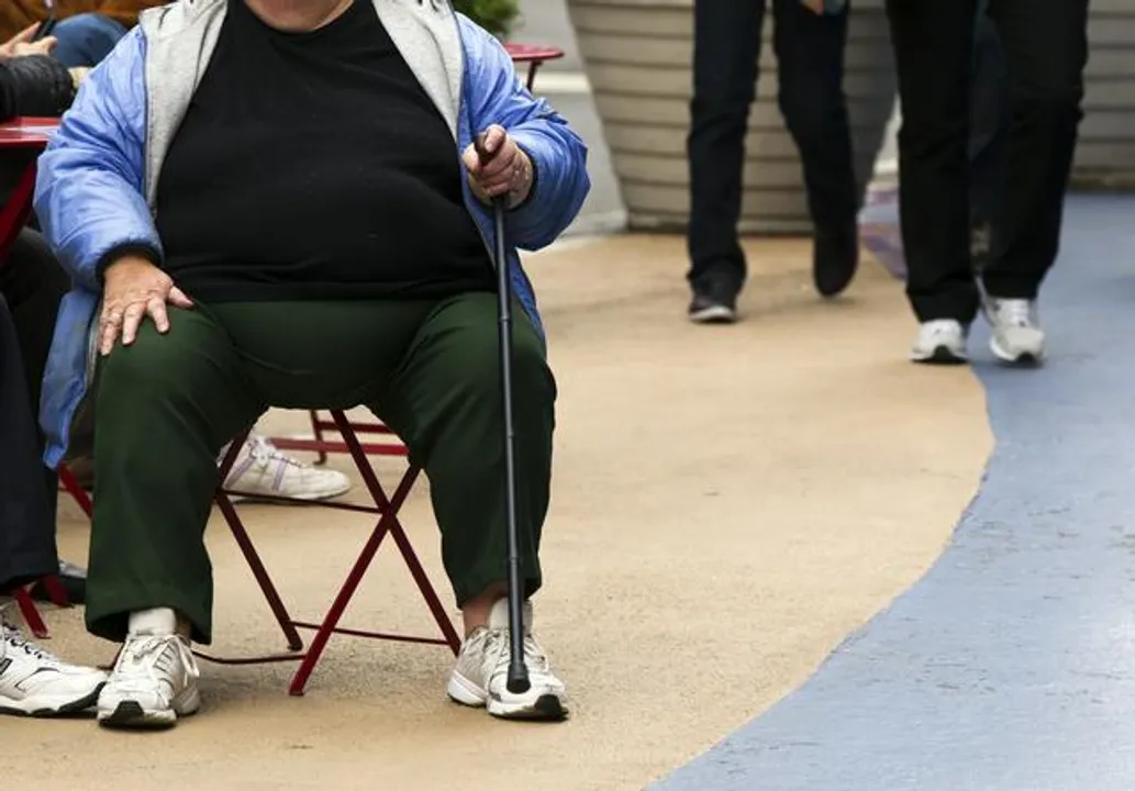 An obese person Photograph:(Reuters) 