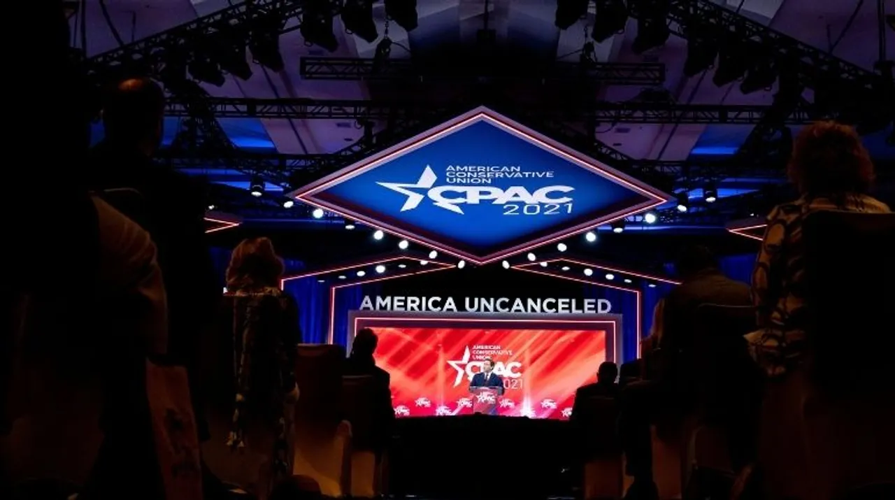  Florida Gov. Ron DeSantis speaks at the Conservative Political Action Conference (CPAC) Photograph:(The New York Times) 