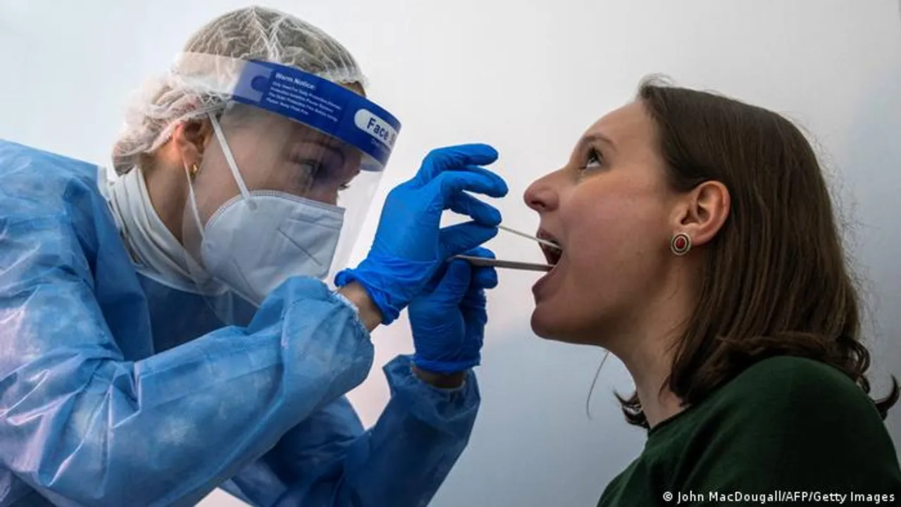  Covid testing  Photograph:(AFP) 