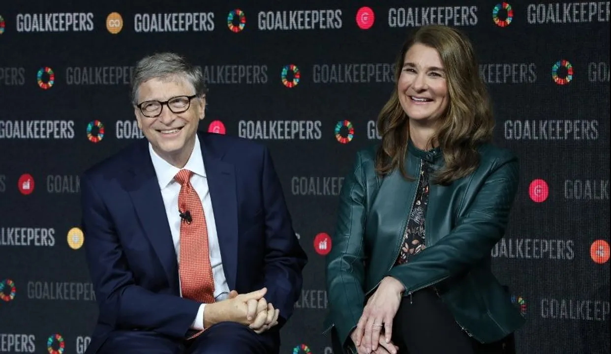  Bill Gates and Melinda Gates Photograph:(AFP) 