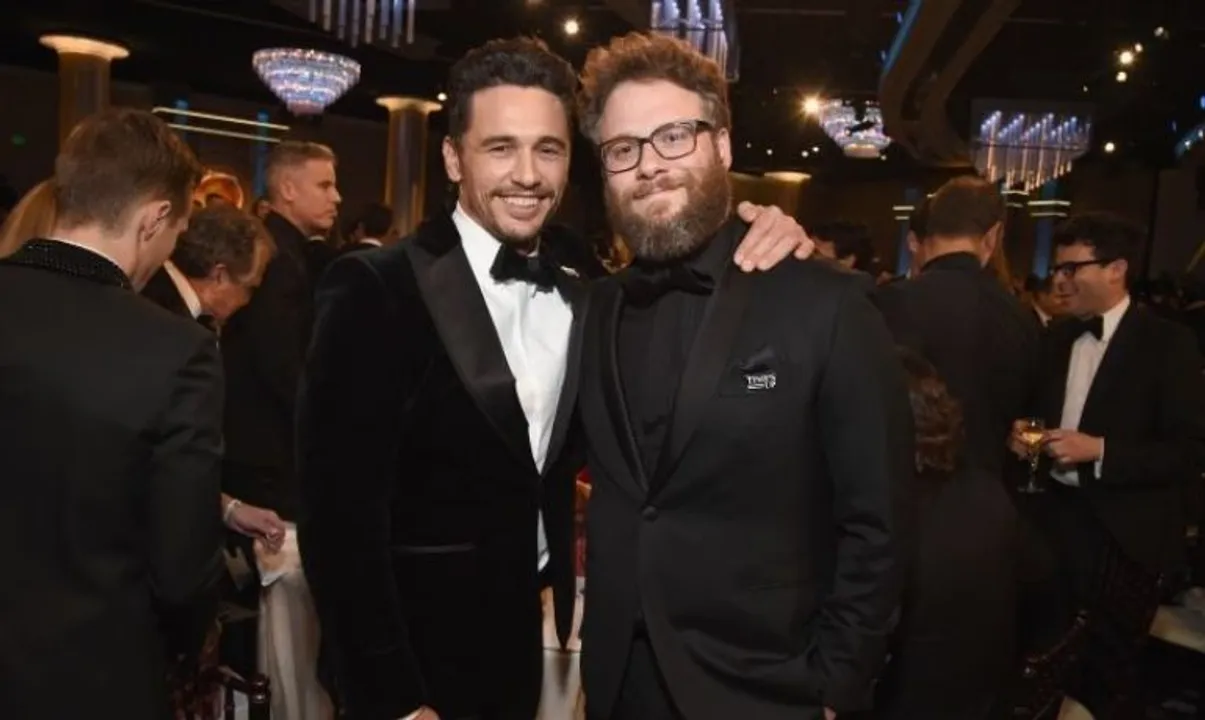 Seth Rogen and James Franco Photograph:(X) 