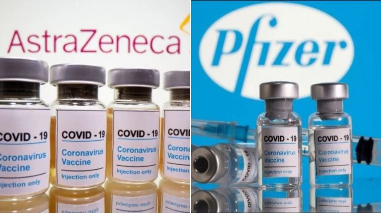  AstraZeneca and Pfizer-BioNTech COVID-19 Vaccine. Photograph:(X) 