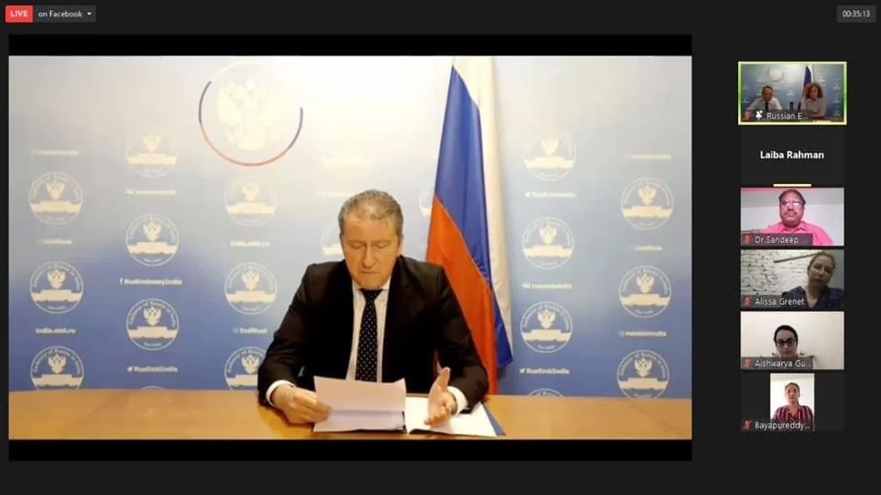  Russian envoy to India Nikolay Kudashev  Photograph:(WION) 