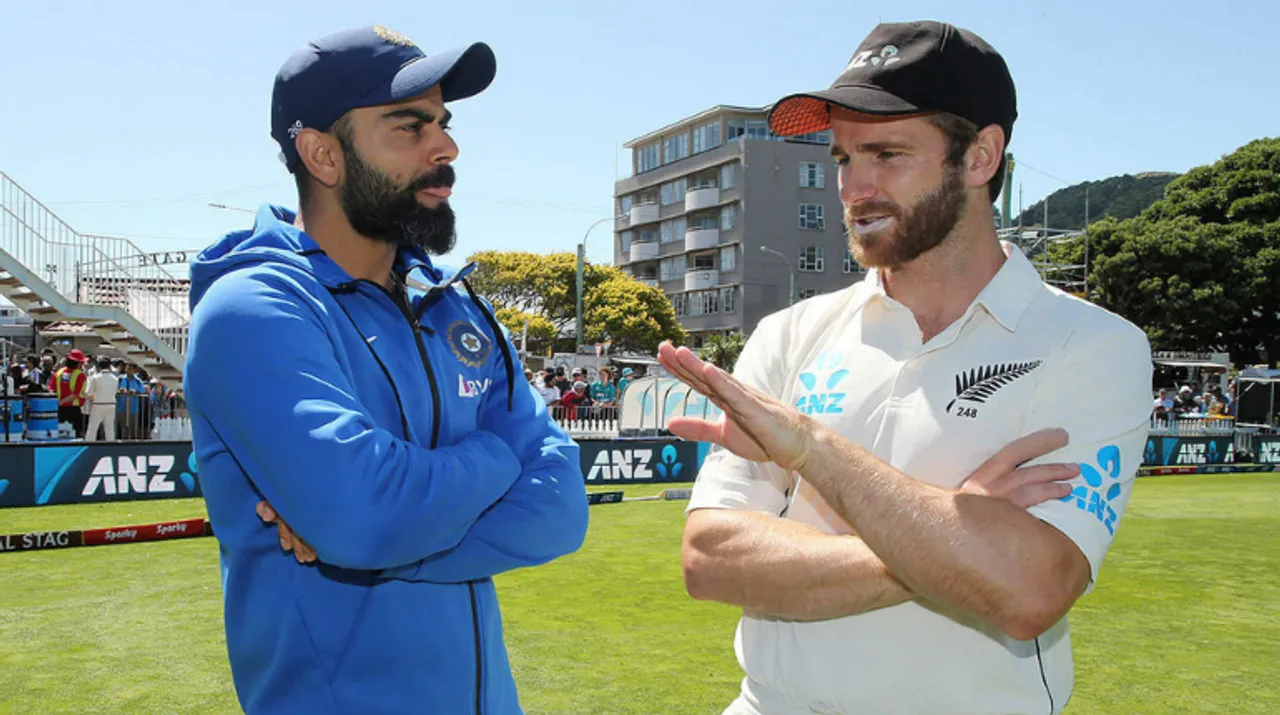  Virat Kohli and Kane Williamson  Photograph:(Reuters) 