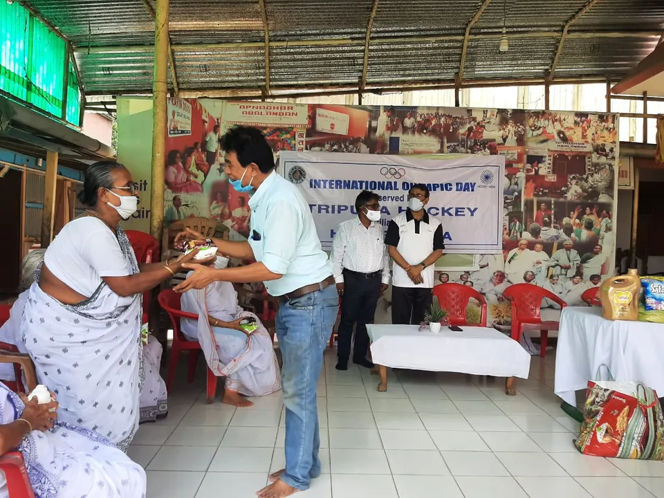  Hockey India celebrates Olympic Day 2021 by bringing hockey community together through exciting activities Photograph:(Others) 