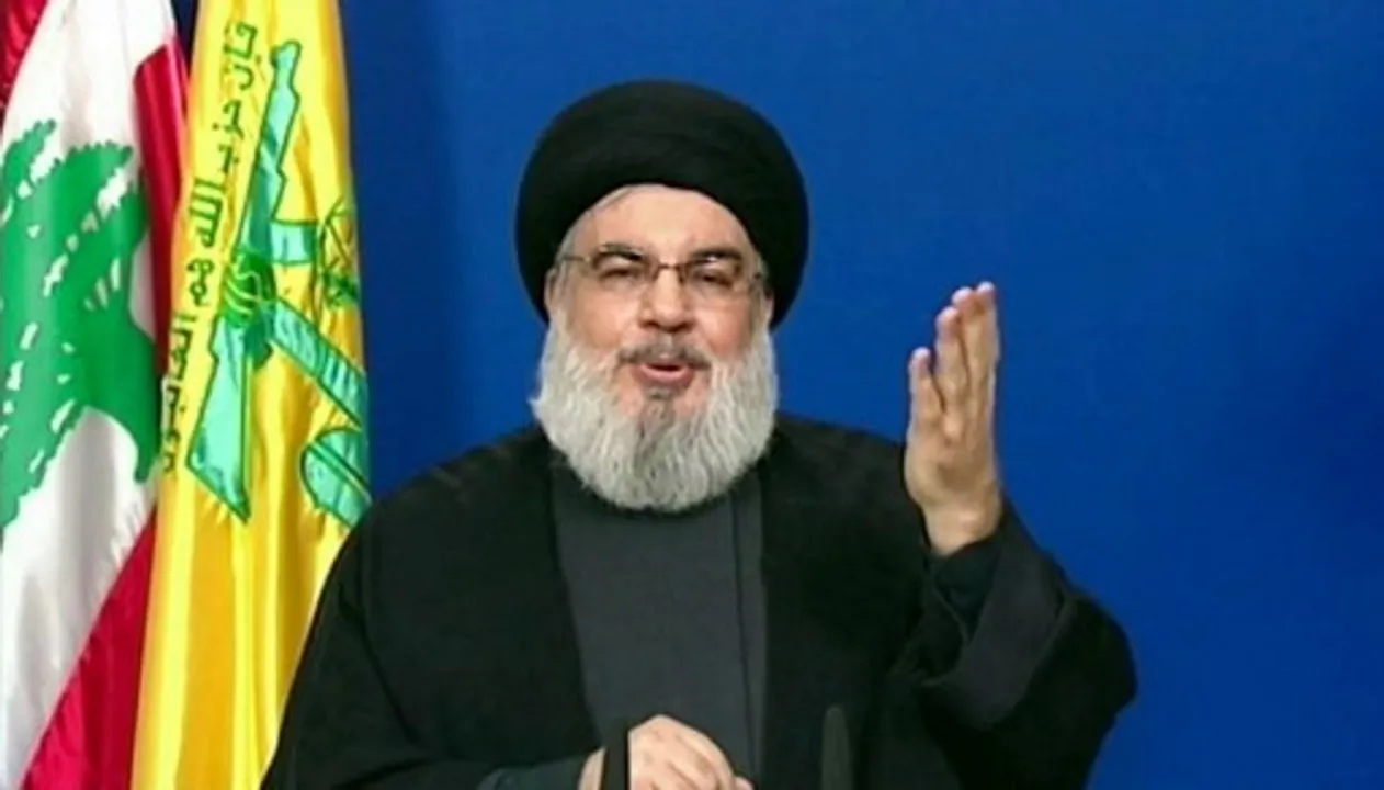  Hezbollah's Hassan Nasrallah Photograph:(AFP) 