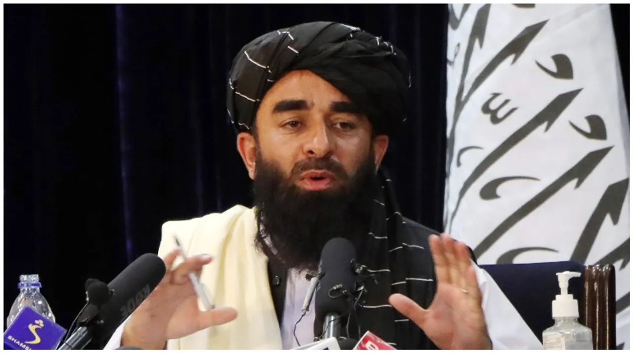  Zabiullah Mujahid Photograph:(Reuters) 