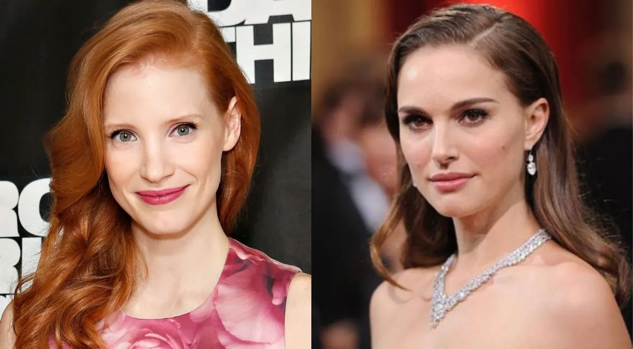  Jessica Chastain and Natalie Portman Photograph:(X) 