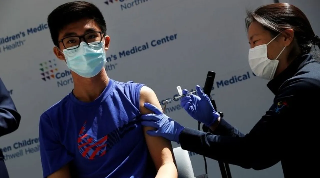  Vaccination for children Photograph:(Reuters) 