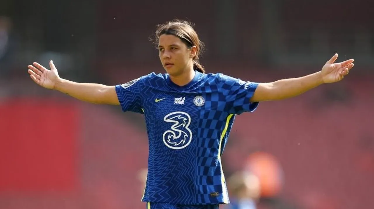  Chelsea's Australian football player Sam Kerr 