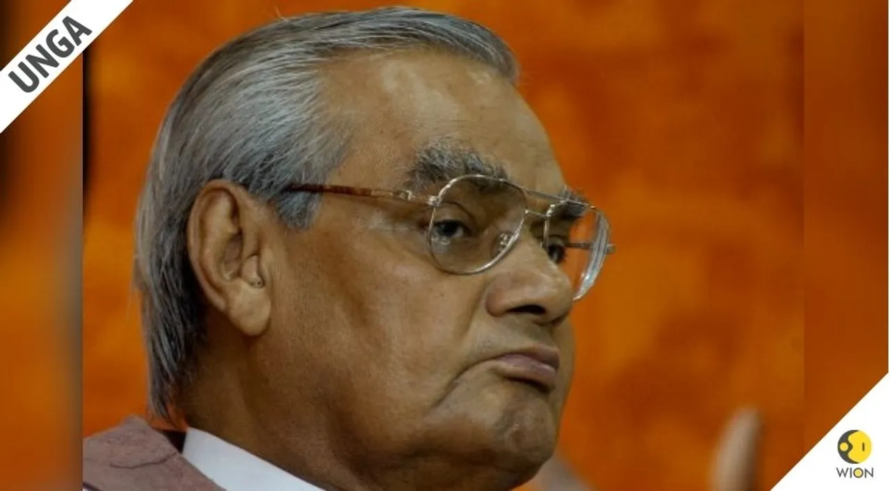  Former prime minister Atal Bihari Vajpayee spoke about India's vision at UNGA in 1977 Photograph:(AFP) 