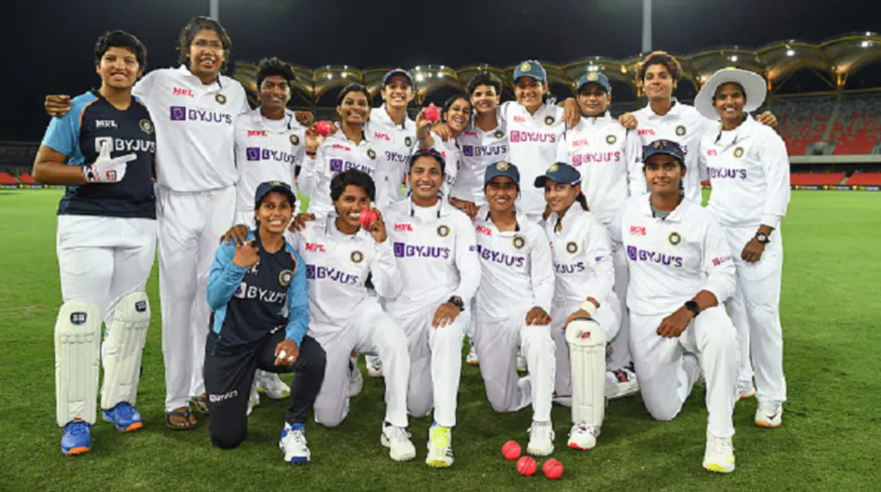  India dominated Australia in the pink-ball Test. Photograph:(X) 