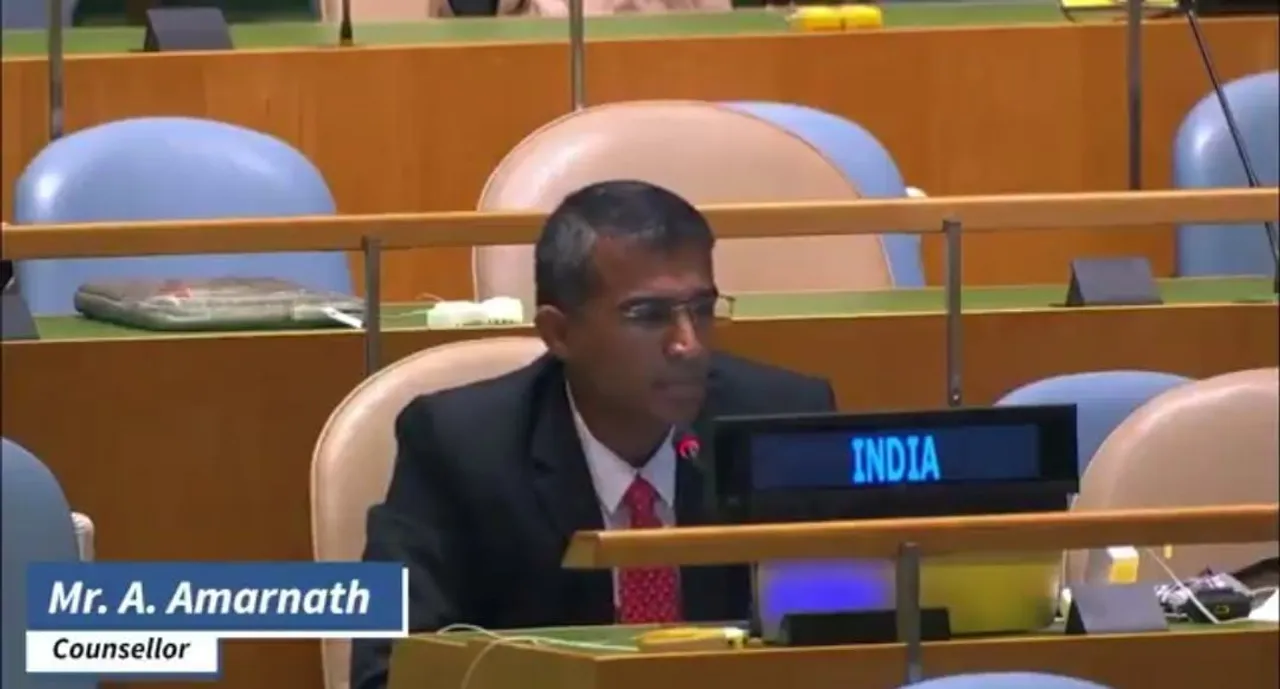  India's diplomat slams Pak at UN Photograph:(Others) 