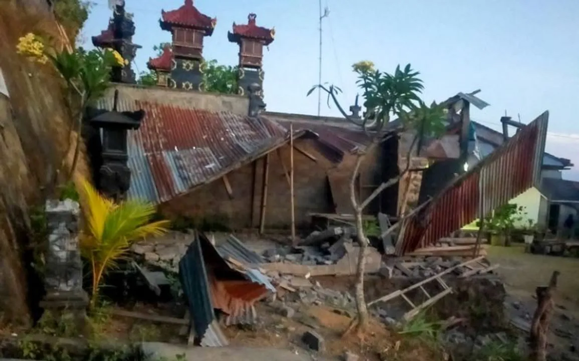 Bali earthquake kills three, injures seven Photograph:(AFP) 