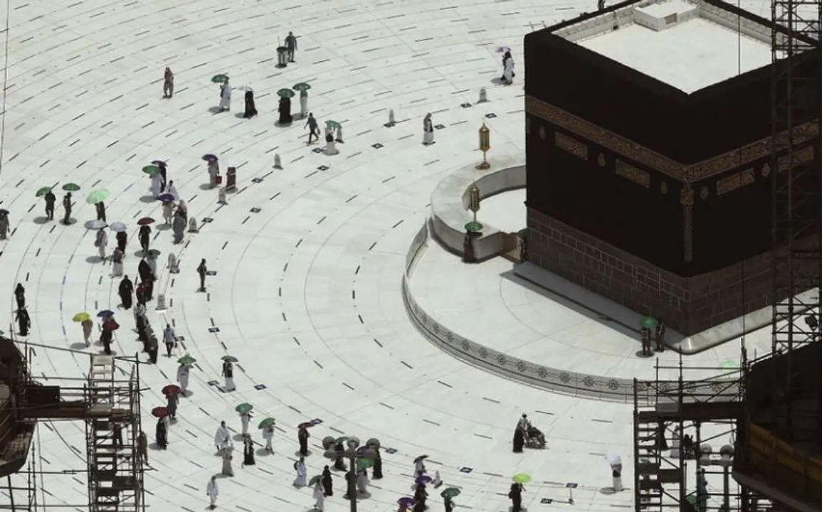  The Imam who leads namaz in Mecca will lay the foundation of the Ayodhya mosque   Photograph:(AFP) 