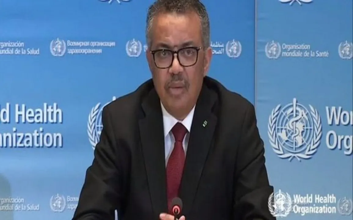  Director-General of the World Health Organization (WHO) Tedros Adhanom Ghebreyesus Photograph:(ANI) 