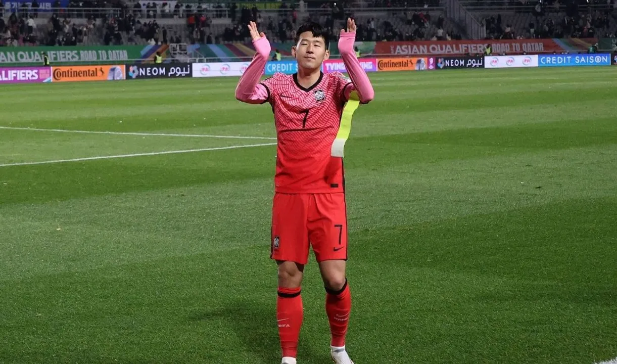  South Korea's Son Heung-Min  Photograph:(Reuters) 