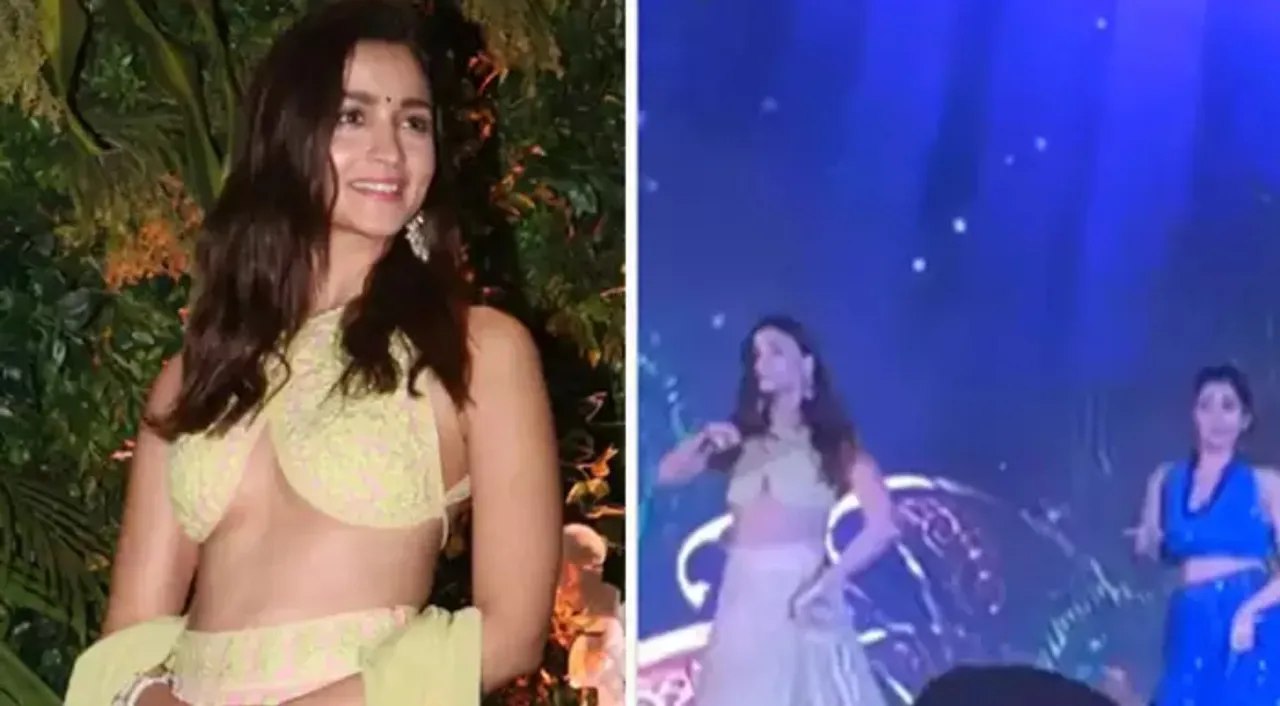 Alia Bhatt and friends danced at Anushka Ranjan-Aditya Seal's sangeet Photograph:(X) 