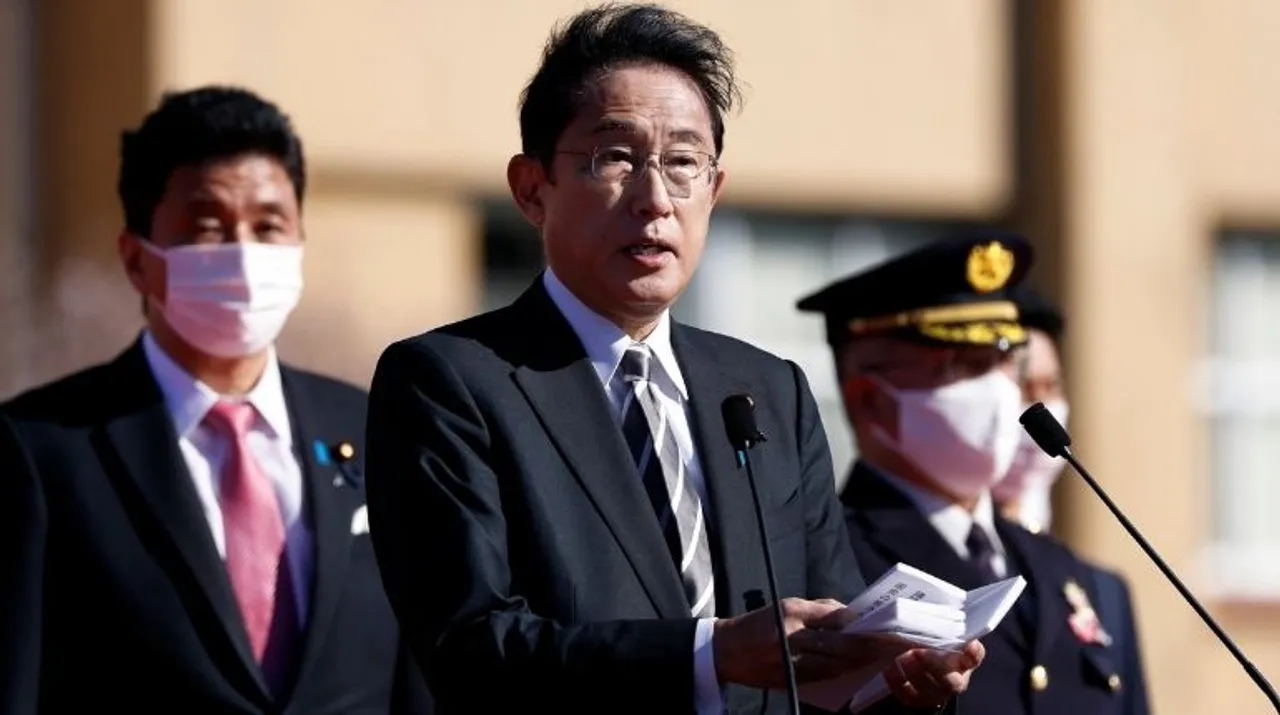  Japan's Prime Minister Fumio Kishida Photograph:(AFP) 