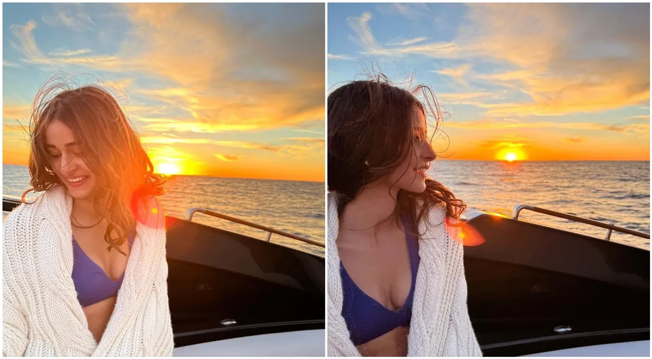  Ananya Panday and the golden hour shots: Beautiful! Photograph:(Instagram) 