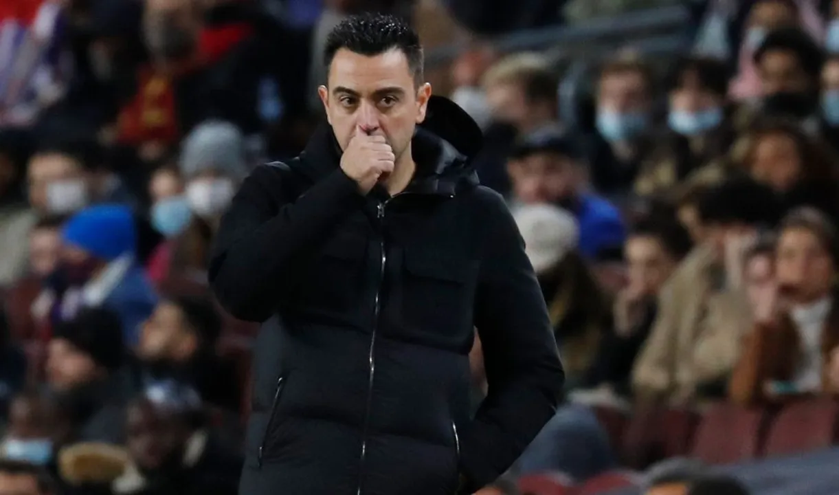  Barcelona coach Xavi Photograph:(Reuters) 