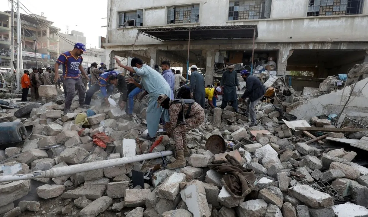  Karachi Photograph:(Reuters) 