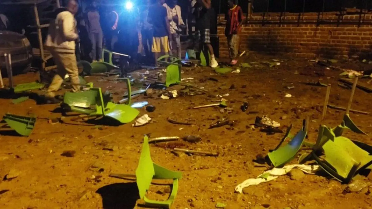  More than 30 people were celebrating Christmas in Beni when the bomb went off Photograph:(AFP) 