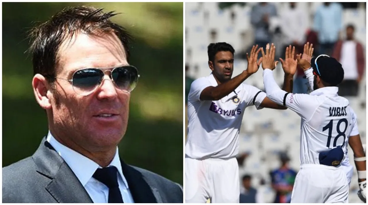  Ashwin reveals how broken legs helped Warne develop strong shoulders Photograph:(AFP) 
