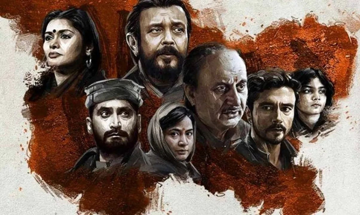  Poster of Indian film 'The Kashmir Files' Photograph:(X) 