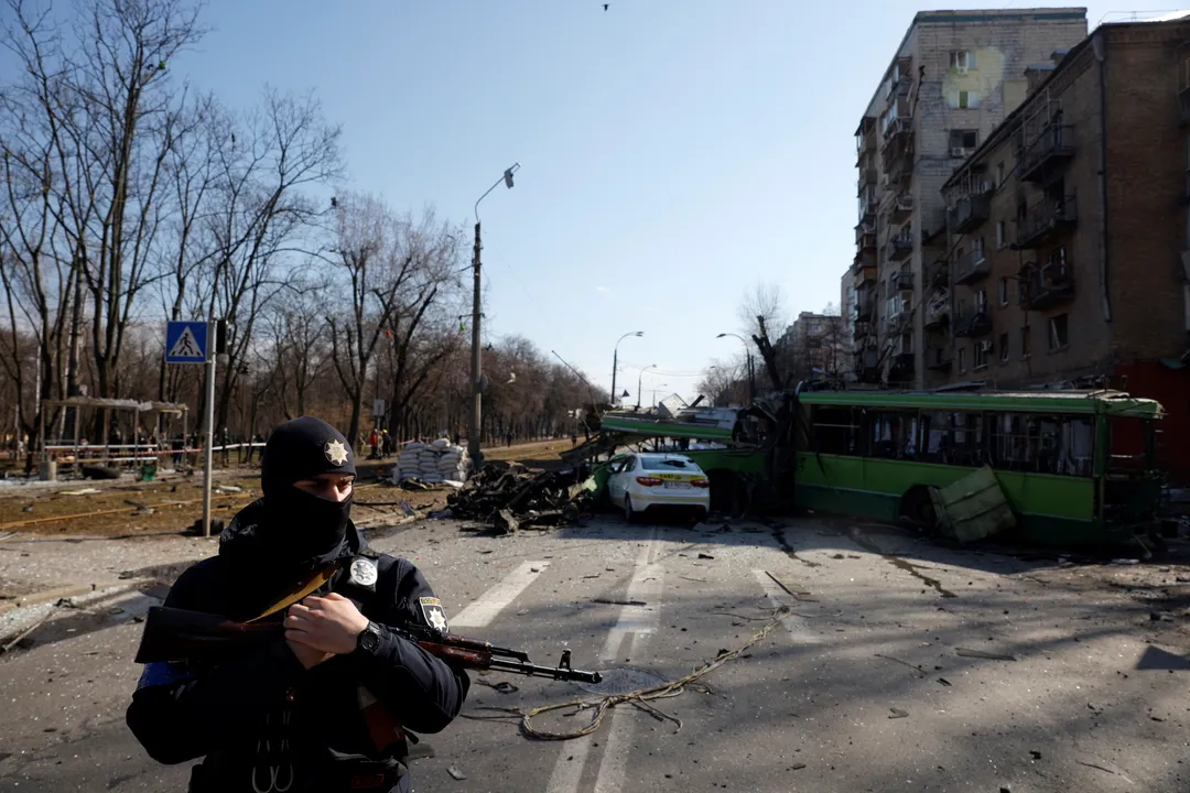  In a statement published on Friday, the United Nations claimed it had no evidence that Ukraine possessed biological weapons. At the same time, Washington and its allies accused Russia of spreading the unproven claim in advance of launching its own chemical or biological attack. Photograph:(Reuters) 