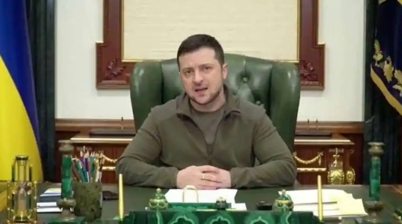  Ukrainian President Volodymyr Zelensky looks to hold referendum for finalising compromises to end war (file photo).  Photograph:(Reuters) 