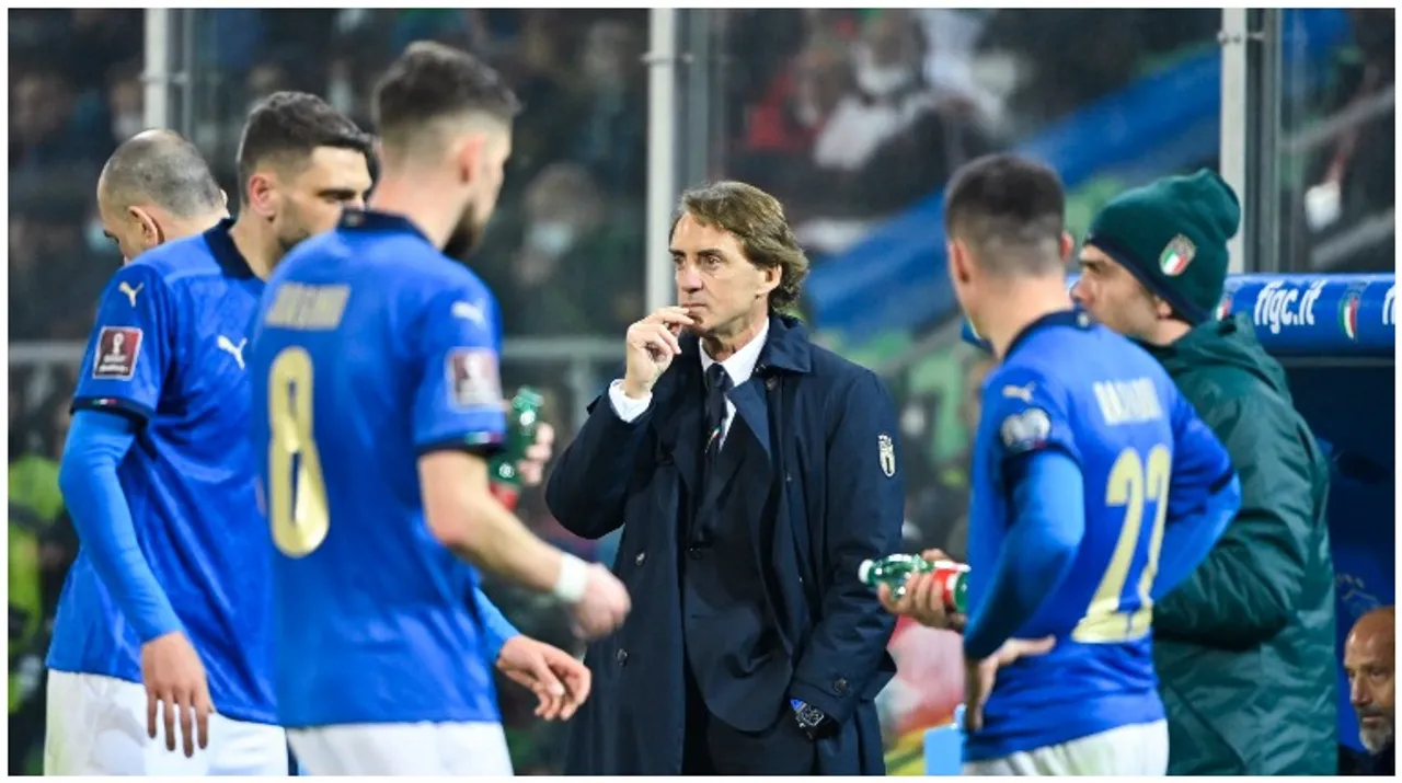  Huge blow! European champions Italy to miss FIFA World Cup 2022 Photograph:(AFP) 