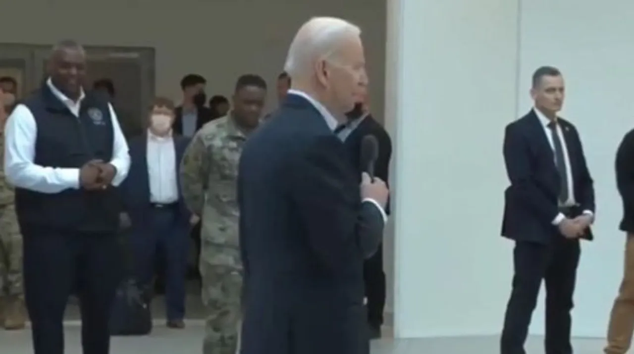  US President Joe Biden refers to Defense Secretary Lloyd Austin as secretary of state. Photograph:(X) 