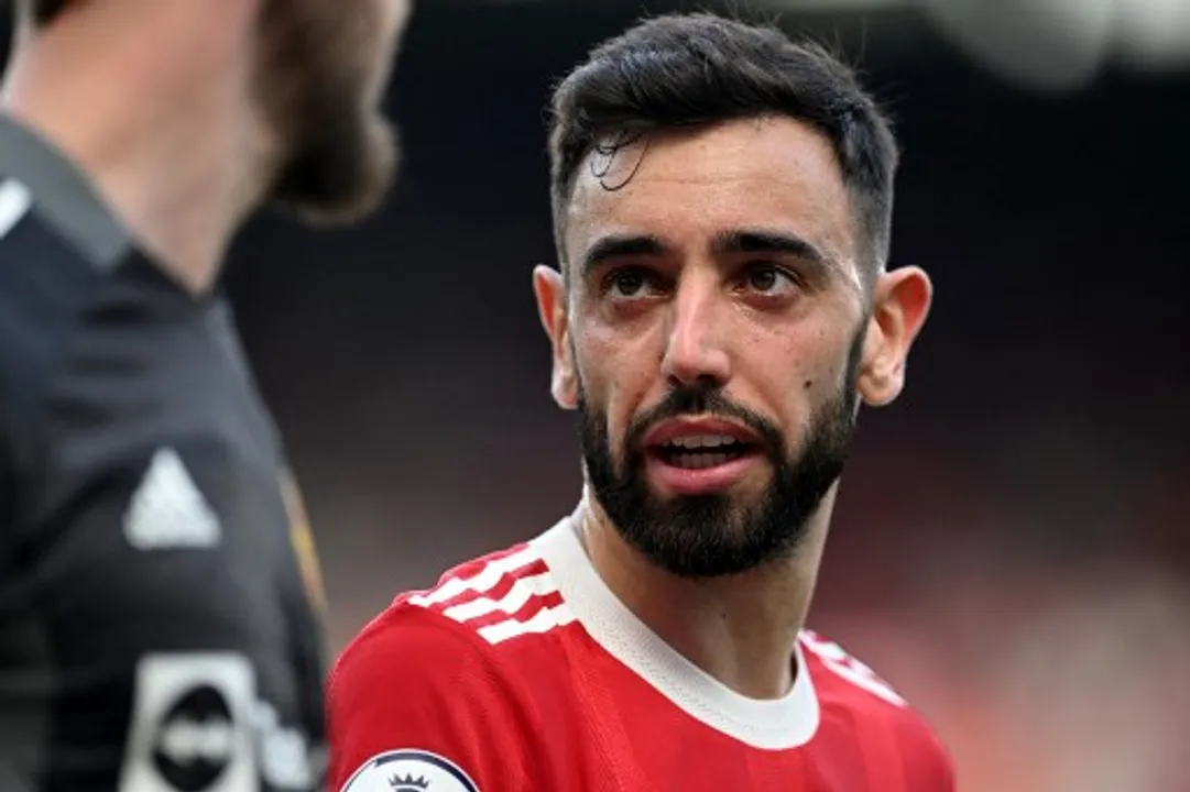  Manchester United footballer Bruno Fernandes Photograph:(AFP) 