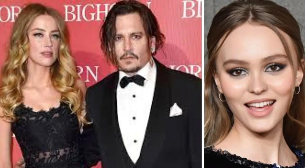  File images of Amber Heard Johnny Depp and Lily Rose Depp Photograph:(X) 
