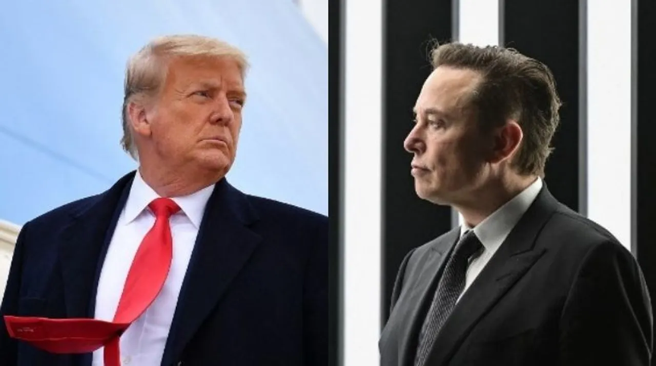  Trump Musk Photograph:(WION Web Team) 