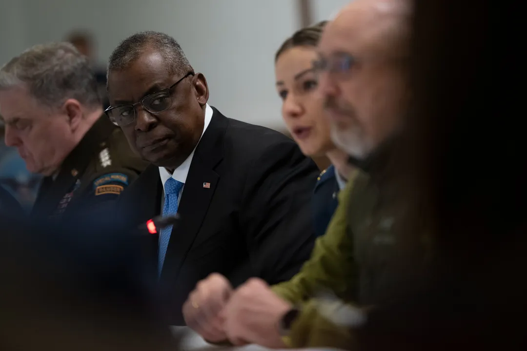  US Defence Secretary Lloyd Austin  Photograph:(X) 