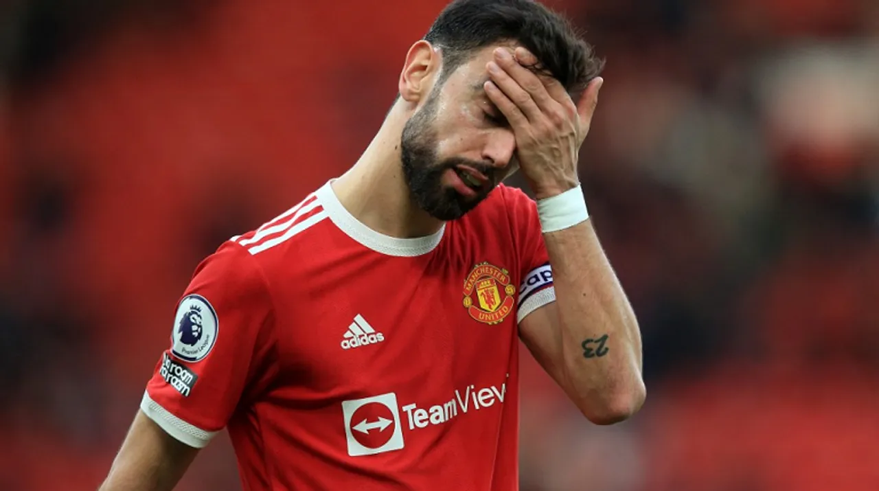  FA Cup Final: Man Utd captain Bruno Fernandes makes big statement on future, says 'I will go, but...' Photograph:(AFP) 