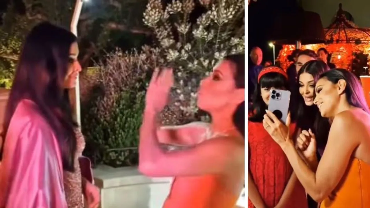  Aishwarya Rai Bachchan and Eva Longoria at Cannes 2022 Photograph:(Instagram) 