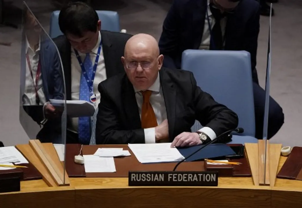  Vassily Nebenzia Photograph:(AFP) 