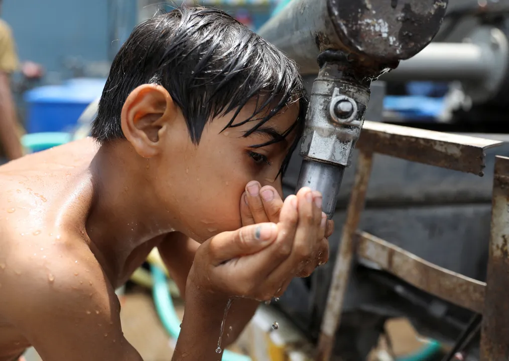  Heatwave in India Photograph:(Reuters) 