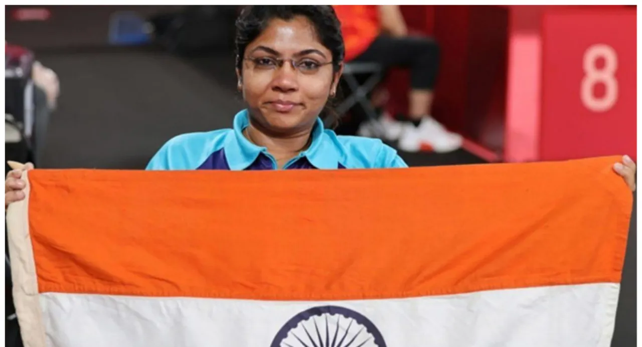  Para TT star Bhavina Patel assures India of another medal at CWG 2022 Photograph:(PTI) 
