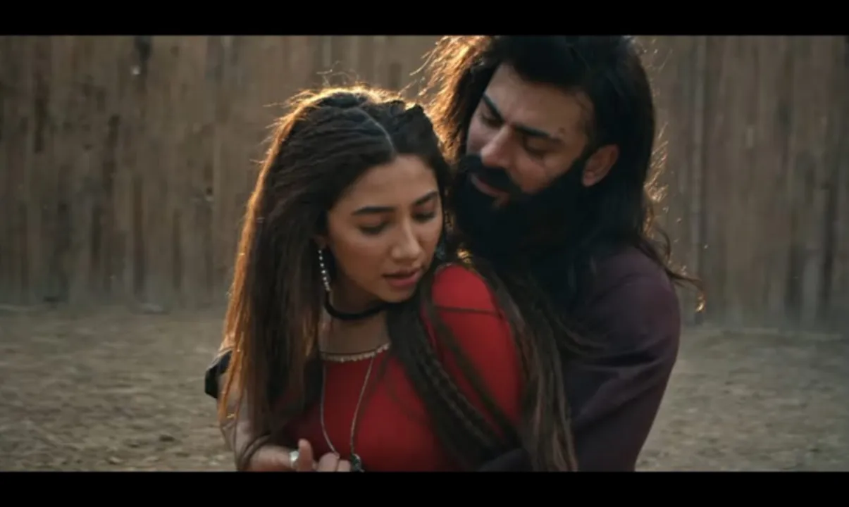  Fawad and Mahira in a still from 'The Legend Of Maula Jatt' Photograph:(X) 
