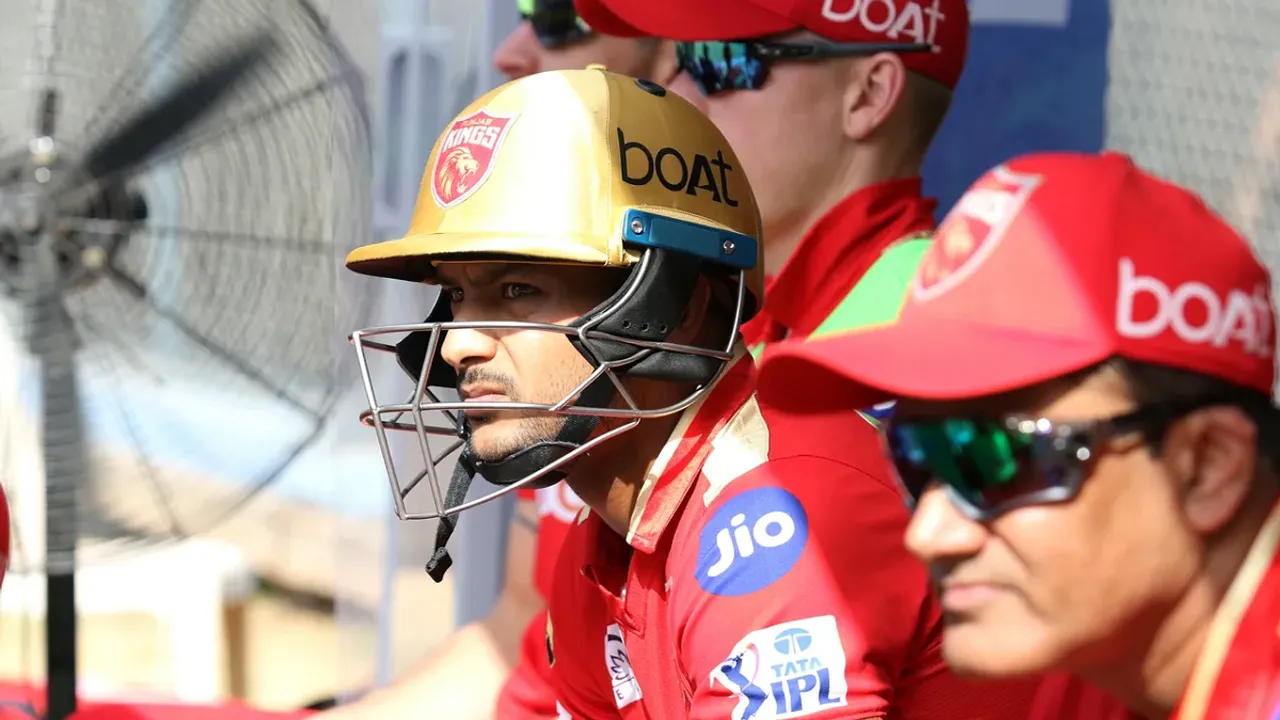  PBKS has rubbished the rumours of Mayank Agarwal's sacking.  Photograph:(Others) 