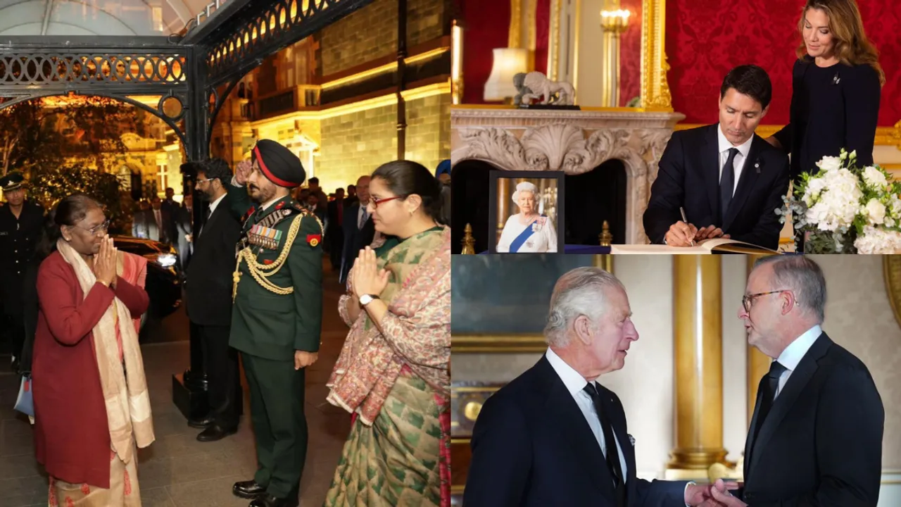  World leaders arrive for queen's funeral Photograph:(X) 